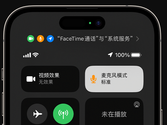 南郊苹果授权维修网点分享iPhone在通话时让你的声音更清晰 