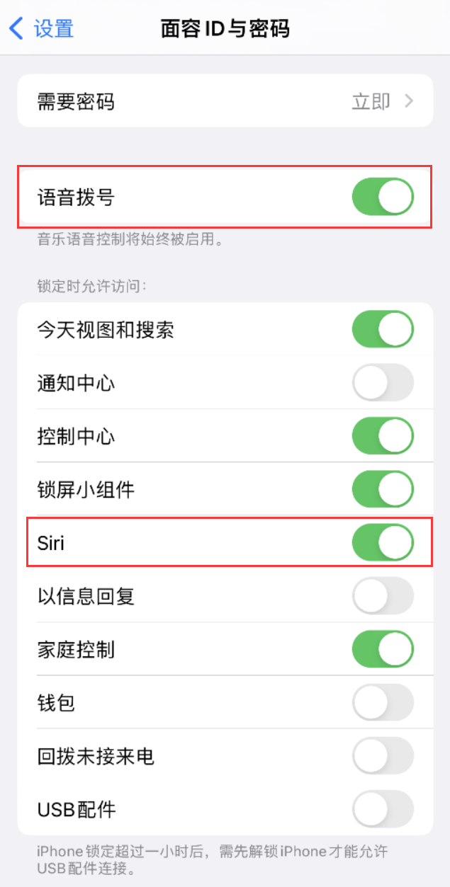 南郊苹果维修网点分享不解锁 iPhone 的情况下通过 Siri 拨打电话的方法 