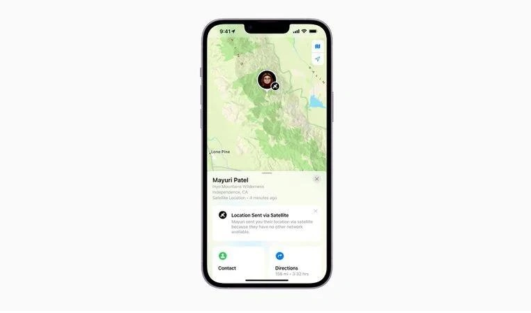 南郊苹果14维修分享iPhone14系列中 FindMy功能通过卫星分享位置方法教程 
