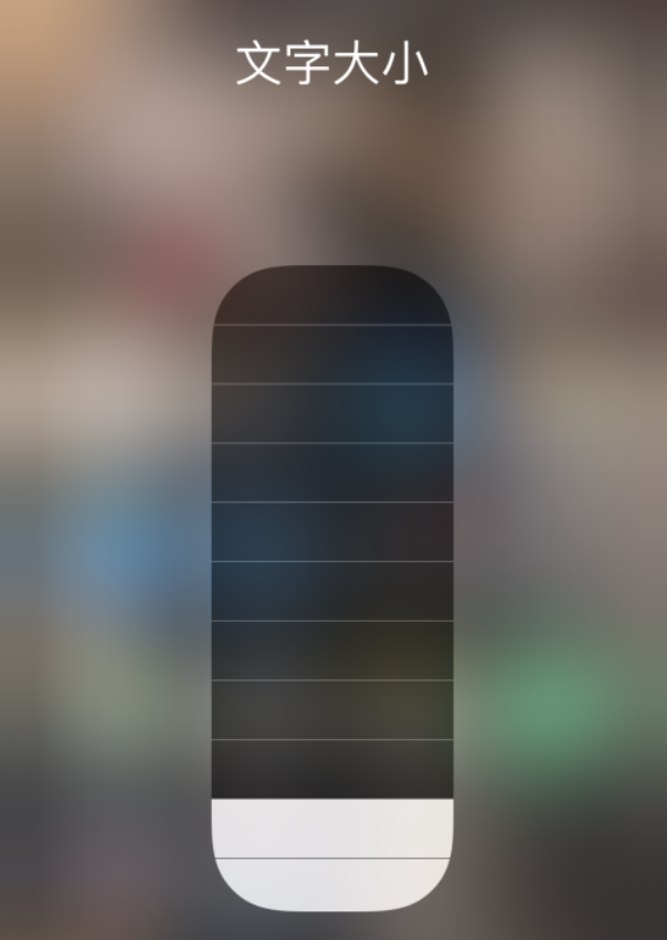 南郊苹果手机维修分享小技巧：在 iPhone 控制中心快速调节字体大小 