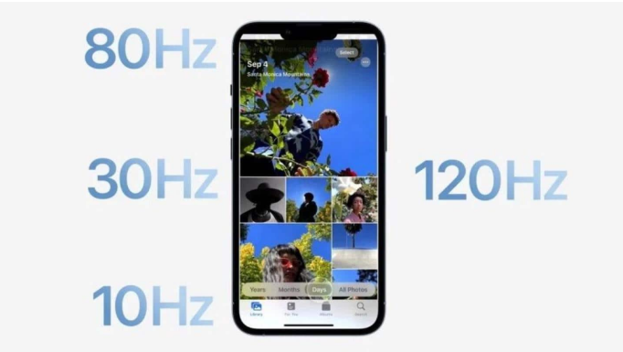 南郊苹果14维修分享iPhone 14有高刷吗 