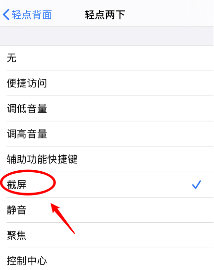 南郊苹果手机维修分享iPhone12如何启用双击截屏 